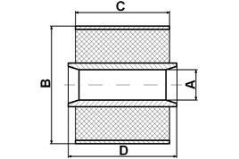Подушка двигателя BE28018H * JIKIU (картридж)